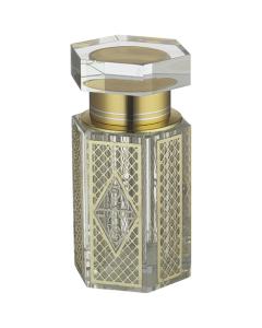 Crystal Besamim Holder with Plaque - Ornaments