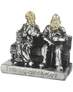 Polyresin Grandmother and Grandfather Sit