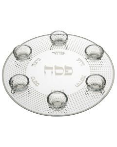 Glass & Crystal Seder Plate