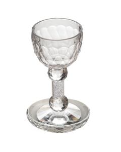 Crystal Kiddush Cup w/ White Stones