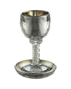 Crystal Kiddush Cup 16 Cm
