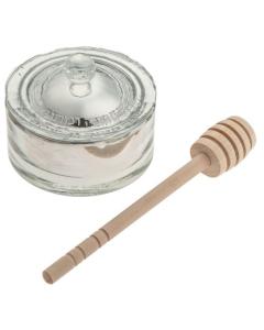 Elegant Crystal Honey Dish