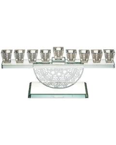 Crystal Elegant Menorah