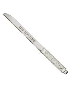 Aluminum Knife with Criss-Cross Design