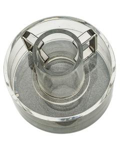 Acrylic Maim Achroni'M With Silver Glitter