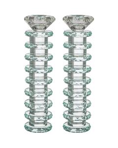 Elegant Crystal Candlesticks