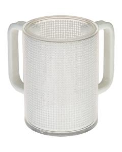 Perspex Clear Washing Cup with Stones