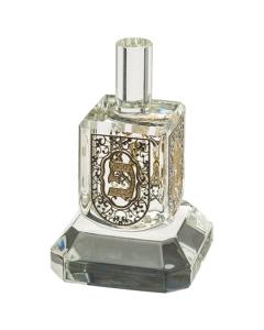 Crystal Dreidel "N.G.H.POH" 11 cm with Metal Plate - Clear