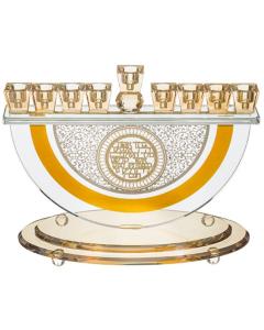 2-Tone Crystal Menorah