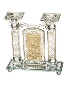 Crystal Candlesticks - Candle Lighting (Gold)