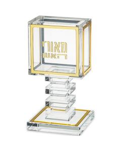 Acrylic Havdalah Candle Holder Stand 14 cm