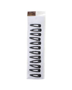 Extra Durable Kippah Clips Black (12 PCS)- Black