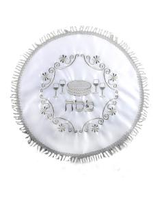 Satin Passover Cover w/ Embroidery