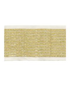 Satin Atara Set with Gold Stones