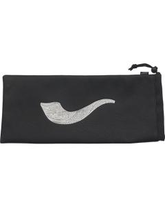 Faux Leather Shofar Bag with a Shofar on the Bag