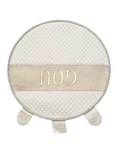 Leather Like Matzah Cover - Quilted Design