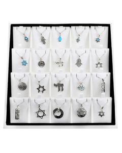 Silver Pendant w/ Chain - Assorted Designs