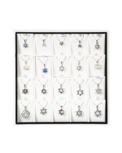 Star of David Penadant On A Chain - Assorted Designs