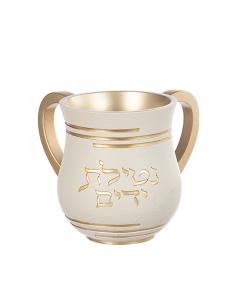Polyresin Washing Cup - Elegant Gold