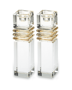 Crystal Candlesticks 17cm