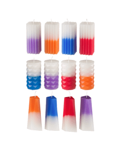 Assorted Design - Havdalah Candles - Multicolor