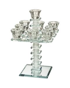 Crystal 9 Branch Candlesticks