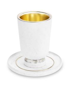 Polymer Kiddush Cup 10 cm with Saucer