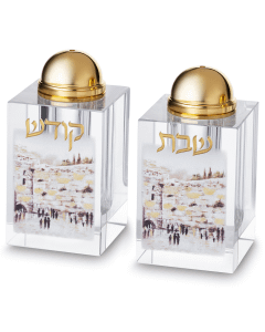 Crystal Salt & Peper Holders