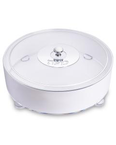 Acrilic Round Matzah Box with Glitter 40 Cm