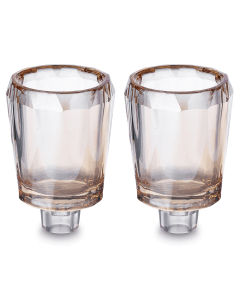 Pair Of Glass Oil Cups 7x5 Cm