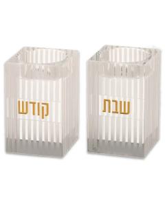 Crystal Candlesticks 8 cm