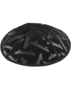 Skateboards Embossed Suede Kippah