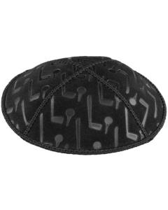 Golf Embossed Suede Kippah