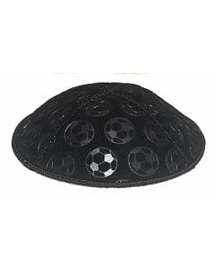 Soccer Balls Embossed Kippah