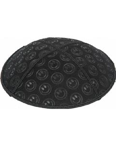 Smiley Embossed Kippah
