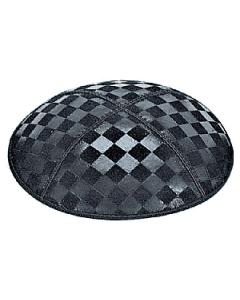 Checkerboard Embossed Kippah