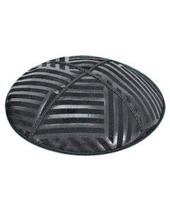Angle Stripes Embossed Kippah