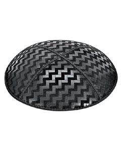 Zig Zag Embossed Kippah