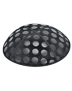 Large Dots Embossed Kippah