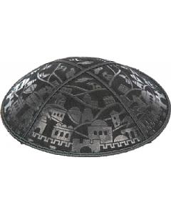Jerusalem Embossed Kippah