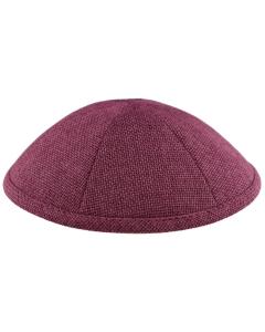 Purple Burlap Kippah Dozen
