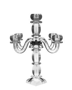 Clear Crystal 5 Branch Candelabra