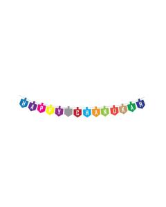 Happy Chanukah Dreidel Bunting