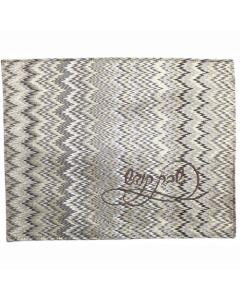 Jacquard Challah Cover - Dark Zigzag