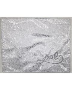 Jacquard Challah Cover - Silver Frost