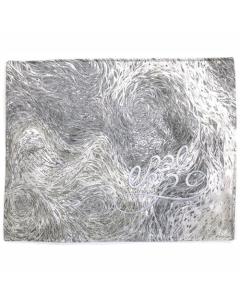 Jacquard Challah Cover - Forest Gray