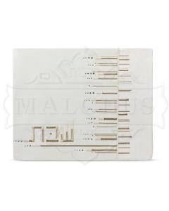 Modde Collection Challah Cover Leather and Fur