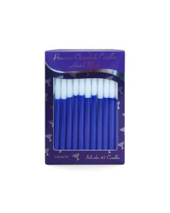 Metallic Chanukah Candles - White & Blue