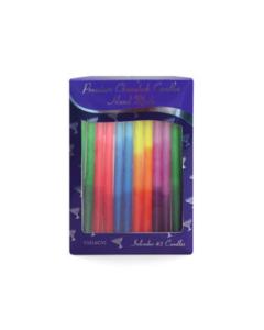 Chanukah Candles - Tri-Color