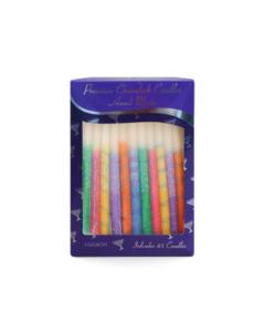 Chanukah Candles - Decorated Color